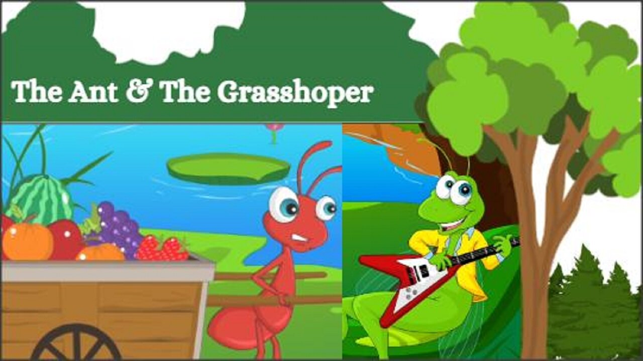 The Ant & The Grasshoper | Moral Story | Kids Story | Short Story