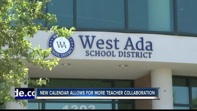 West Ada calendar allows more time for teachers