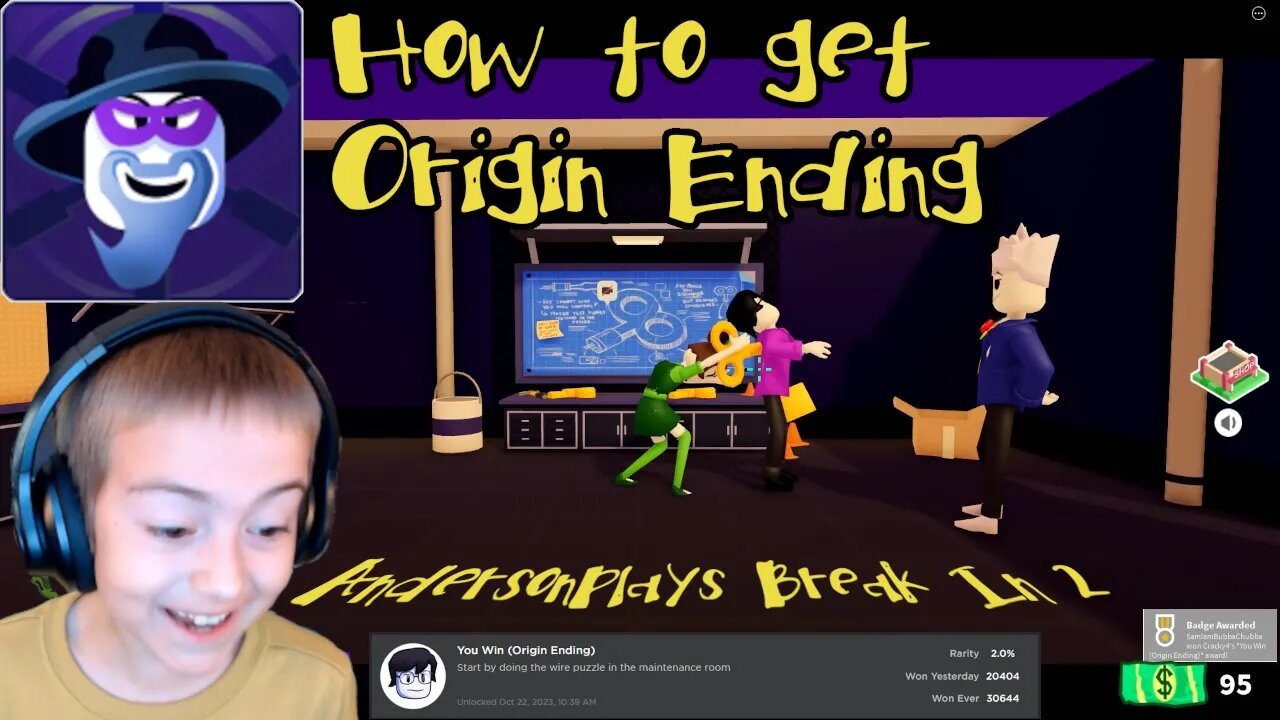 AndersonPlays Roblox Break In 2 (ORIGIN ENDING) - How To Get Origin Ending