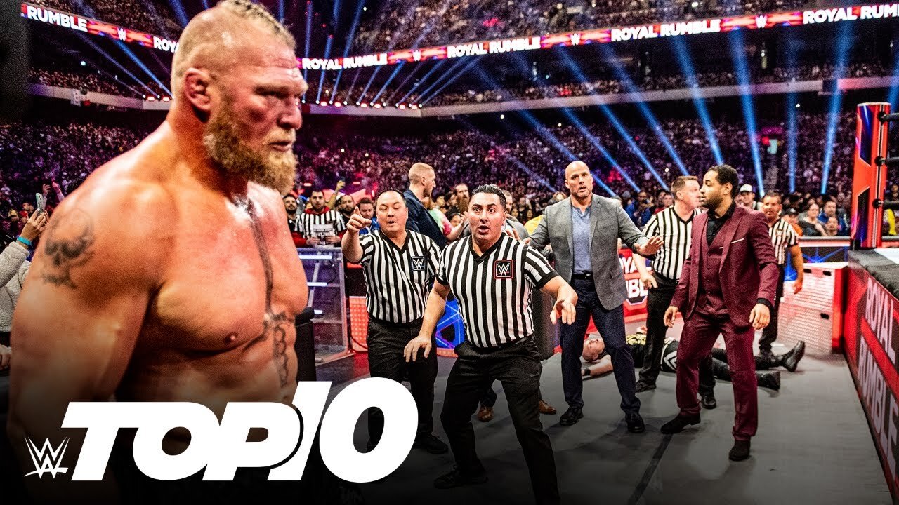 Top 10 moments from Royal Rumble 2023_ WWE