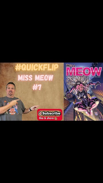 Miss Meow #7 Merc Publishing #QuickFlip Comic Book Review Aaron Sparrow #shorts