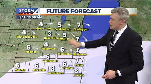 Another round of light snow possible Friday night