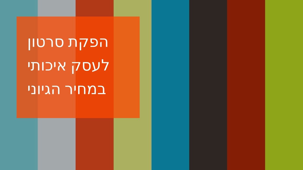 הפקת סרטון לעסק איכותי במחיר הגיוני