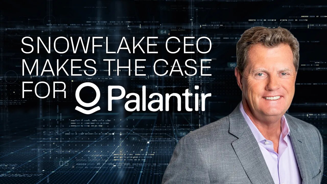 Snowflake CEO Basically Pitches Palantir's Software: Clip