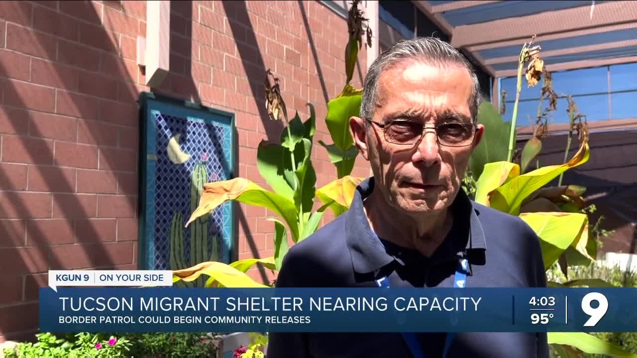 Local migrant shelter reaching max capacity as it receives hundreds per day