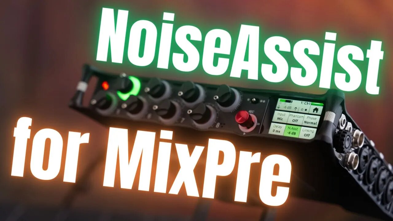 Using NoiseAssist On Your MixPre for Clean Audio Recordings