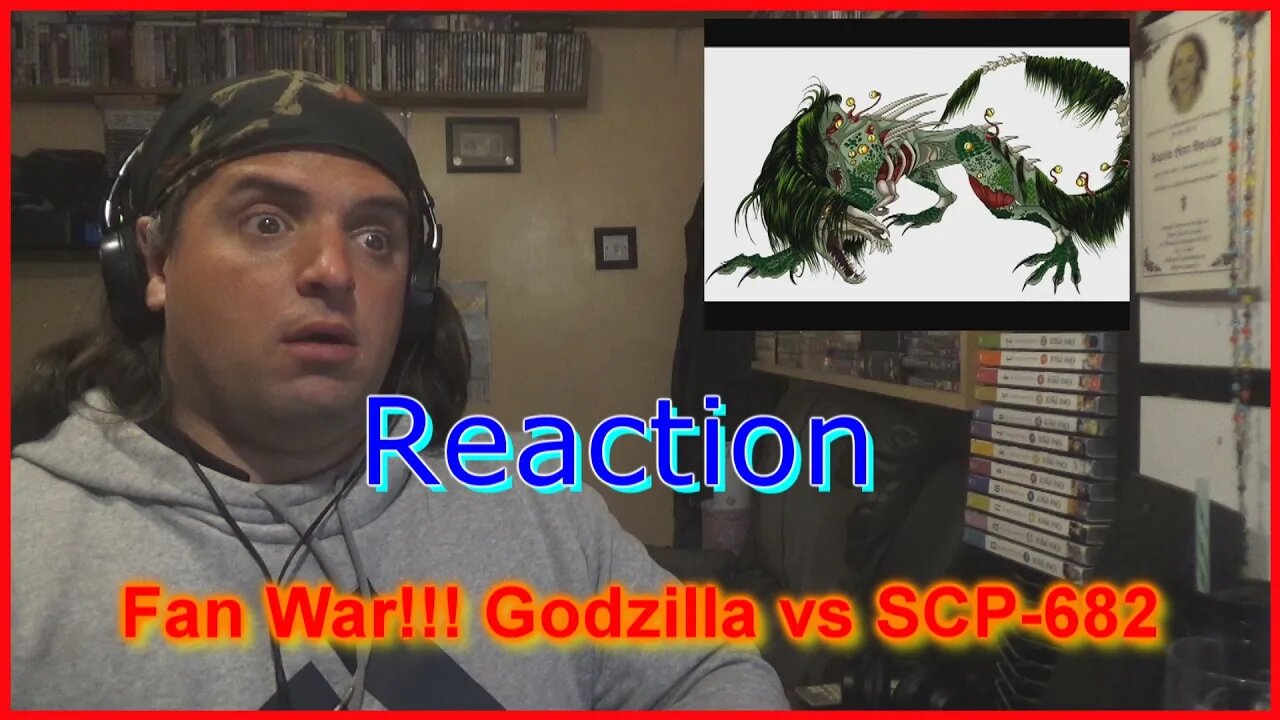 freaky's reaction: Fan War!!! Godzilla vs SCP-682