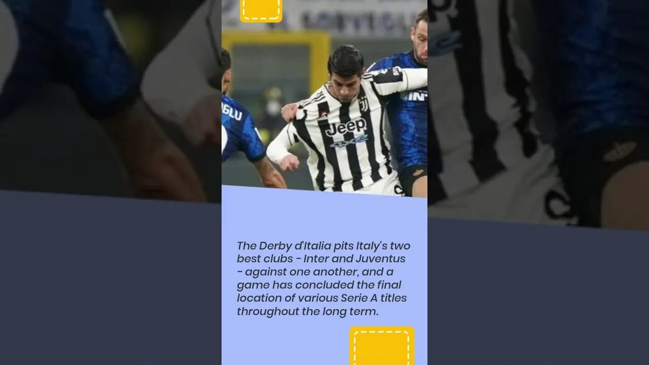 Unequivocal Derby D'Italia Awaits For Juventus And Inter #shorts