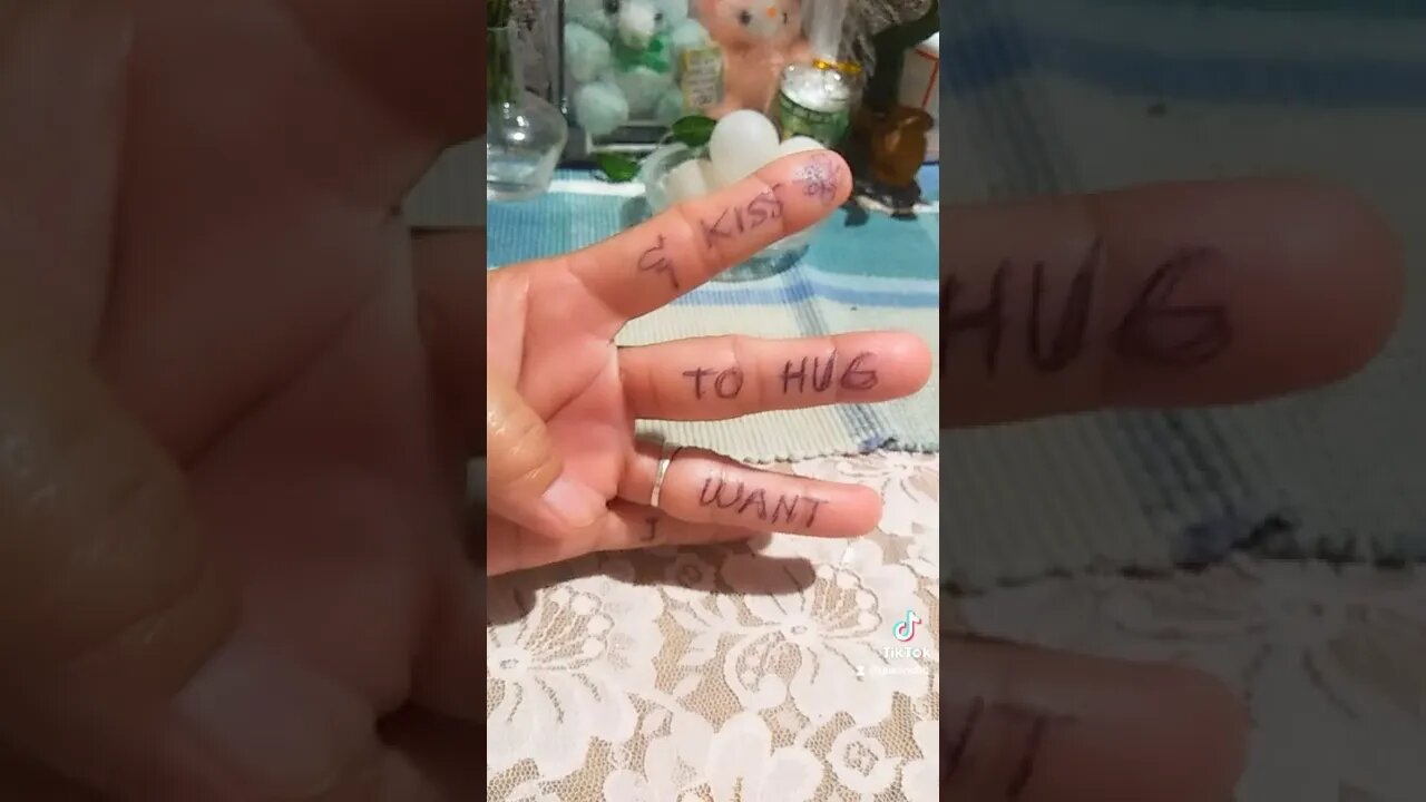 I want to hug and Kiss you but...