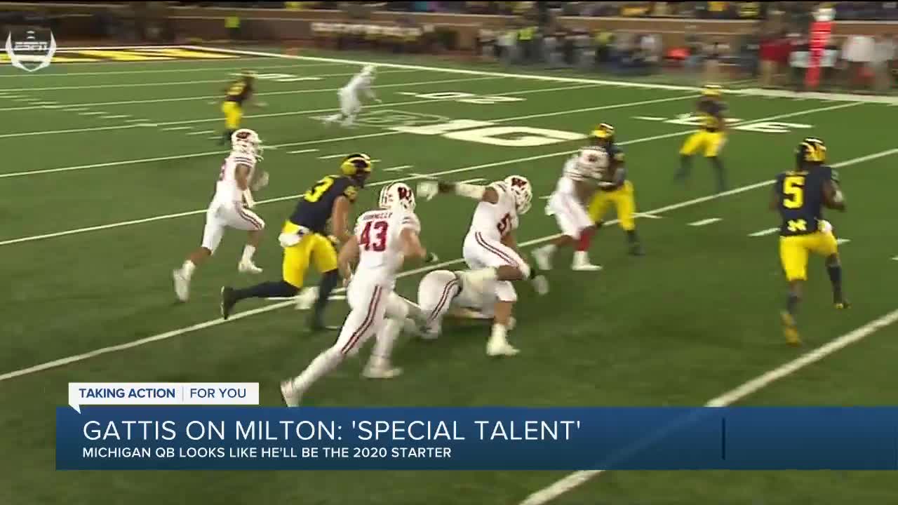 Michigan's Josh Gattis calls Joe Milton a 'special talent'