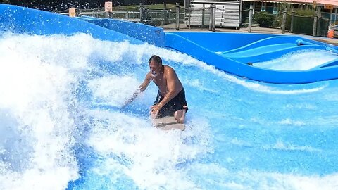 flowrider - Todd at Soak City, Kings Island (2022) #shorts