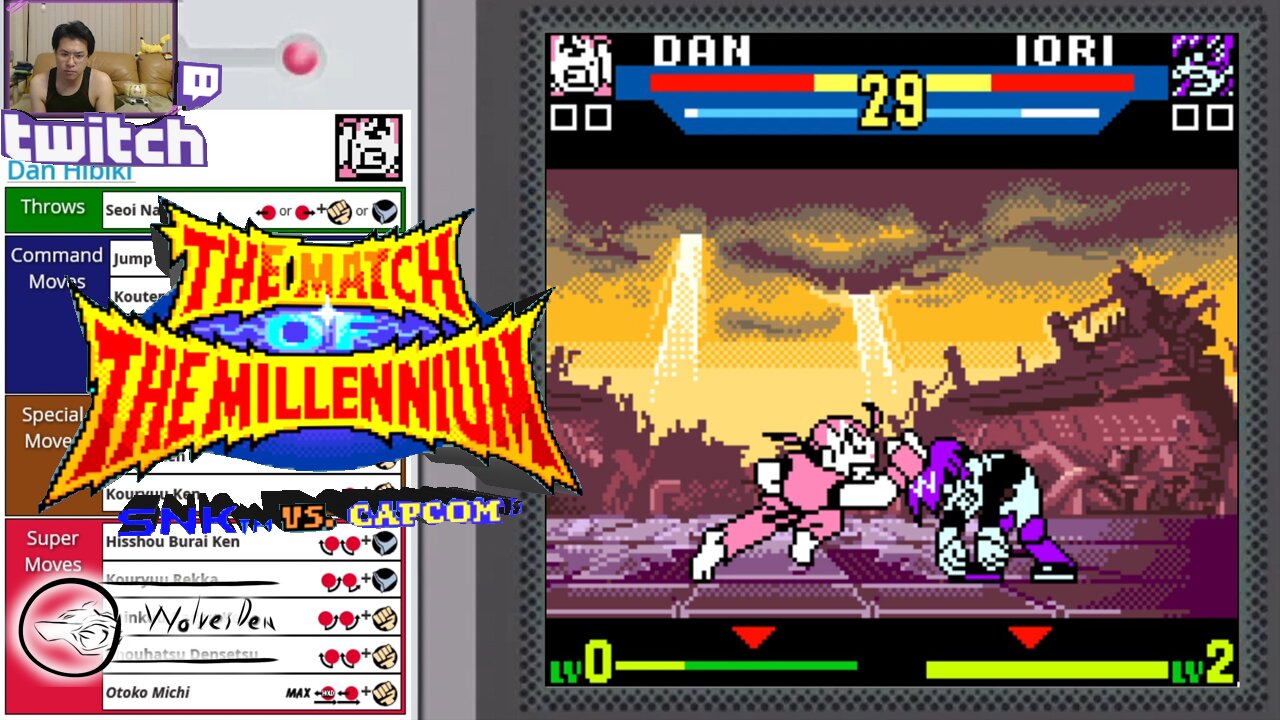 (NeoGeo Pocket Color) SNK vs. Capcom Match of the Millennium - 15 - Dan Hibiki - Lv Gamer