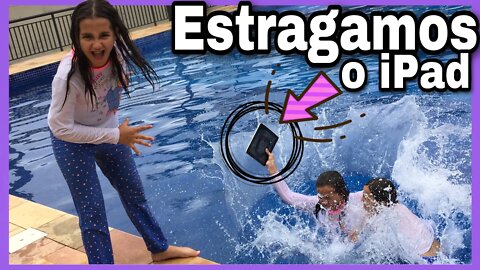 O IPAD CAIU NA PISCINA😡🤦🏼‍♀️ - 3 irmãs demais