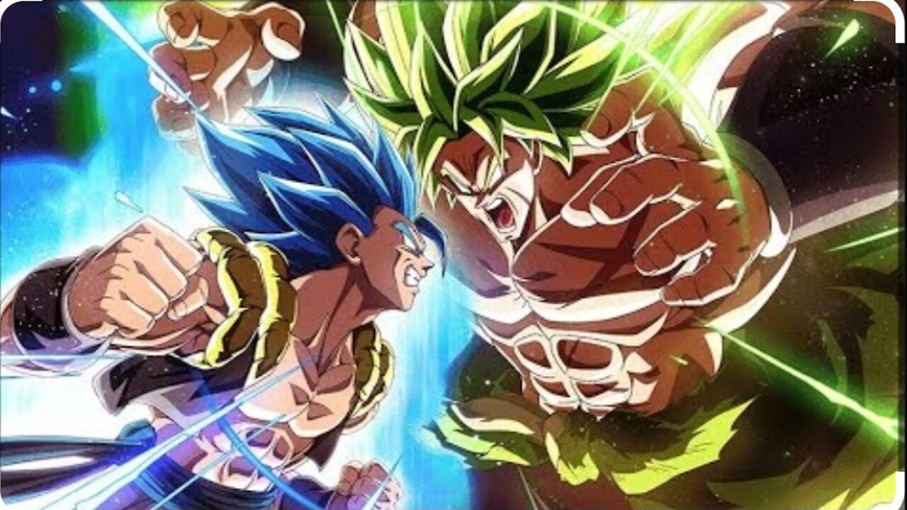 Gogeta VS Broly full fight 🔥