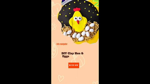 DIY Easy Hen with Eggs fun activity to do
