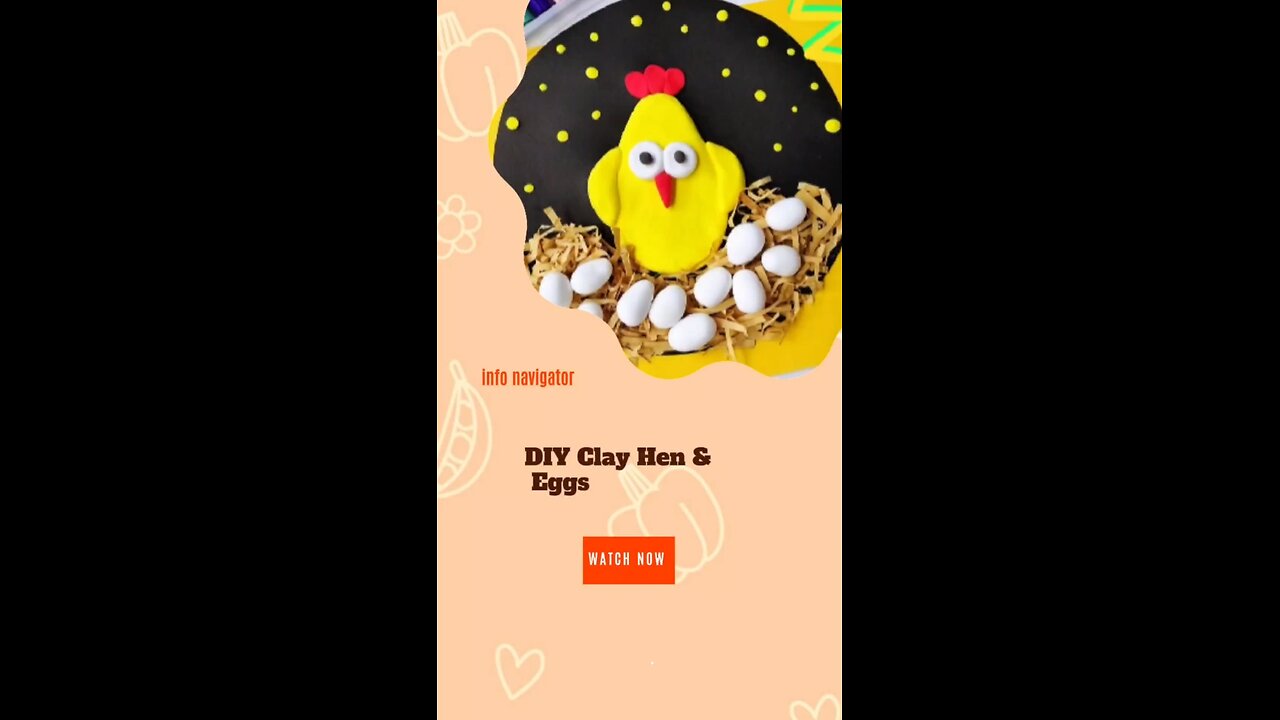 DIY Easy Hen with Eggs fun activity to do