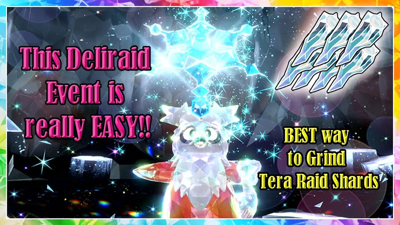 Crazy NEW Deliraid event is EASY and is the BEST way to Farm Shards in Pokemon Scarlet and Violet!!!