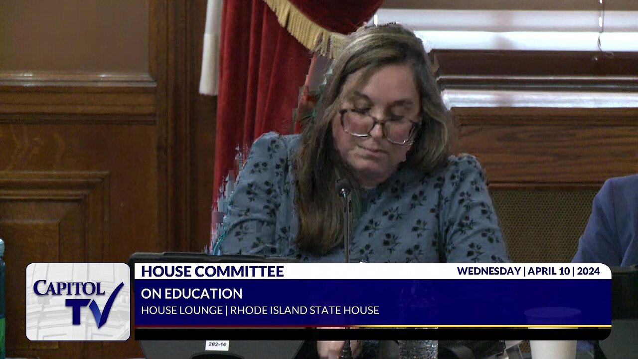 RI Rep. Justine Caldwell Admits She's Okay With Men In Women's Sports And Admits House Education Committee Is Gamed To Stop Bills Protecting Women And Parents