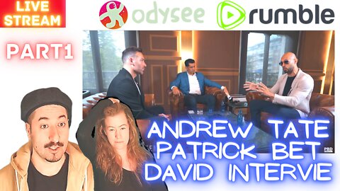 Patrick Bet David Andrew Tate INTERVIEW Part 1