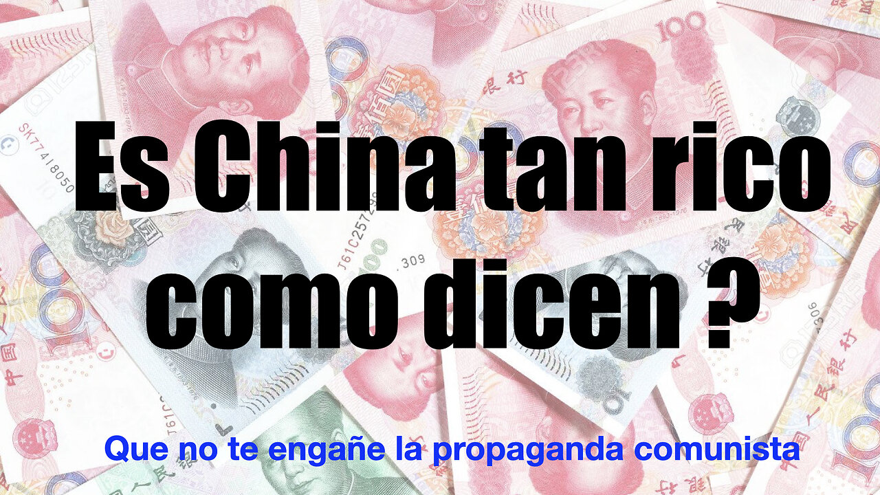 ES CHINA TAN RICO COMO DICEN ?