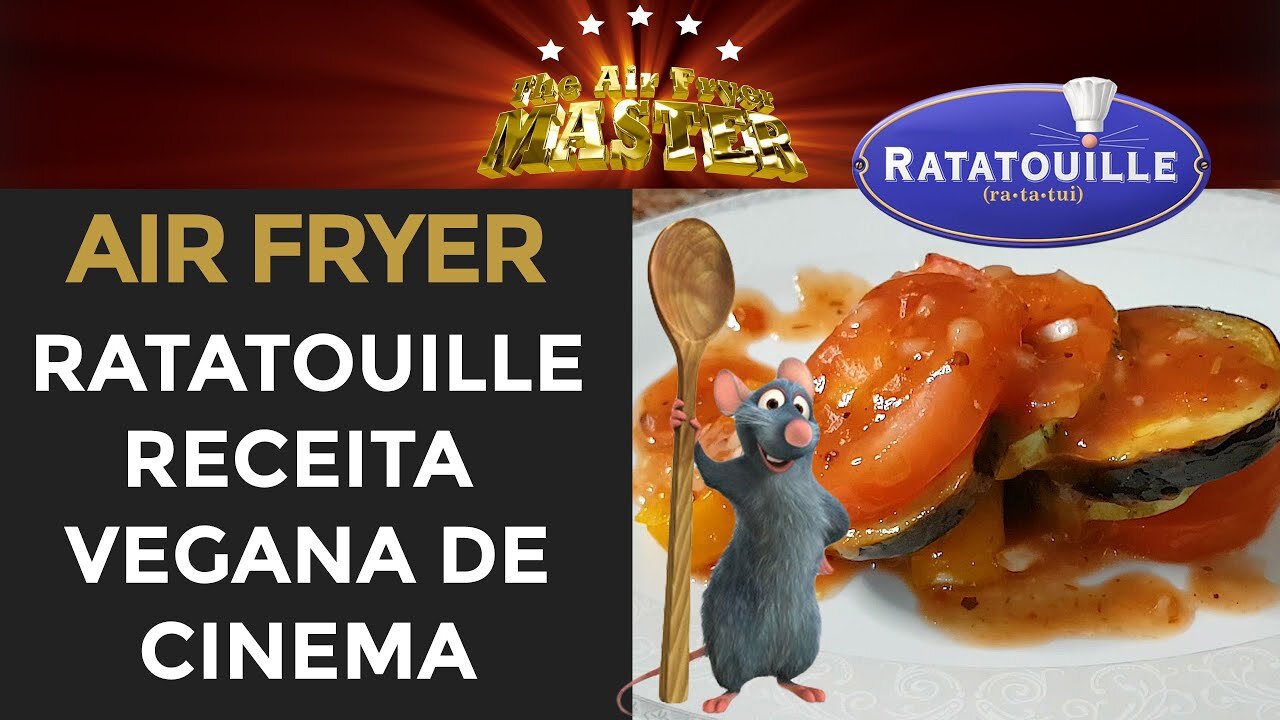 COMO FAZER RATATOUILLE NA AIRFRYER | RECEITA VEGANA NA AIRFRYER