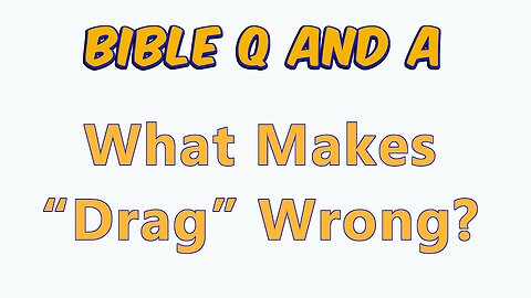 What Makes “Drag” Wrong?