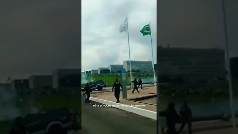 A própria polícia jogando a viatura na água #shorts