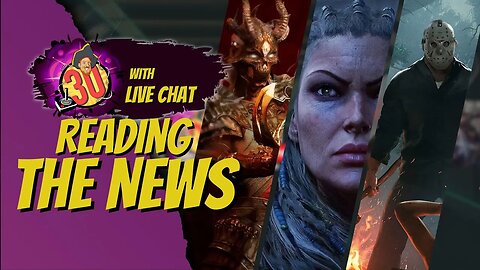 Going over the News (Baldur's Gate 3, Diablo 4 ,Friday the 13th)