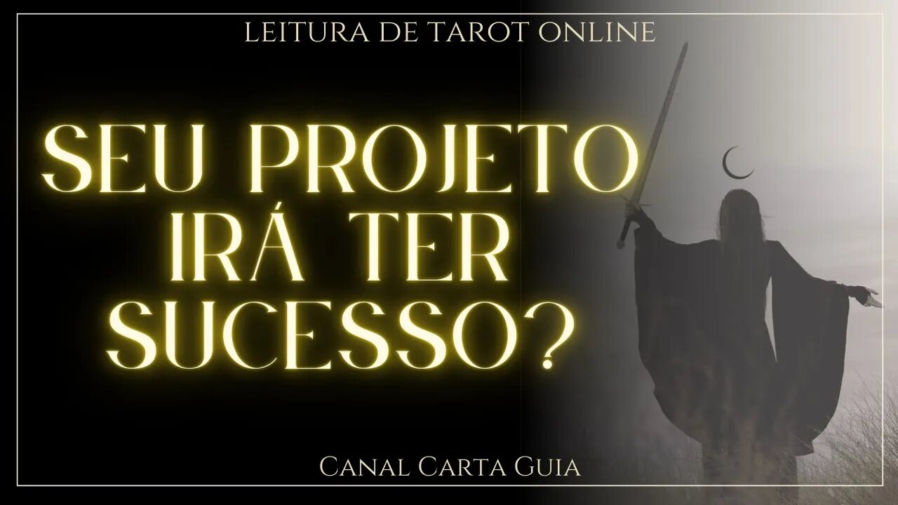 🌟🍀SEU PROJETO IRÁ FUNCIONAR? VOCÊ IRÁ TER SUCESSO? ✨️ LEITURA DE TAROT ONLINE