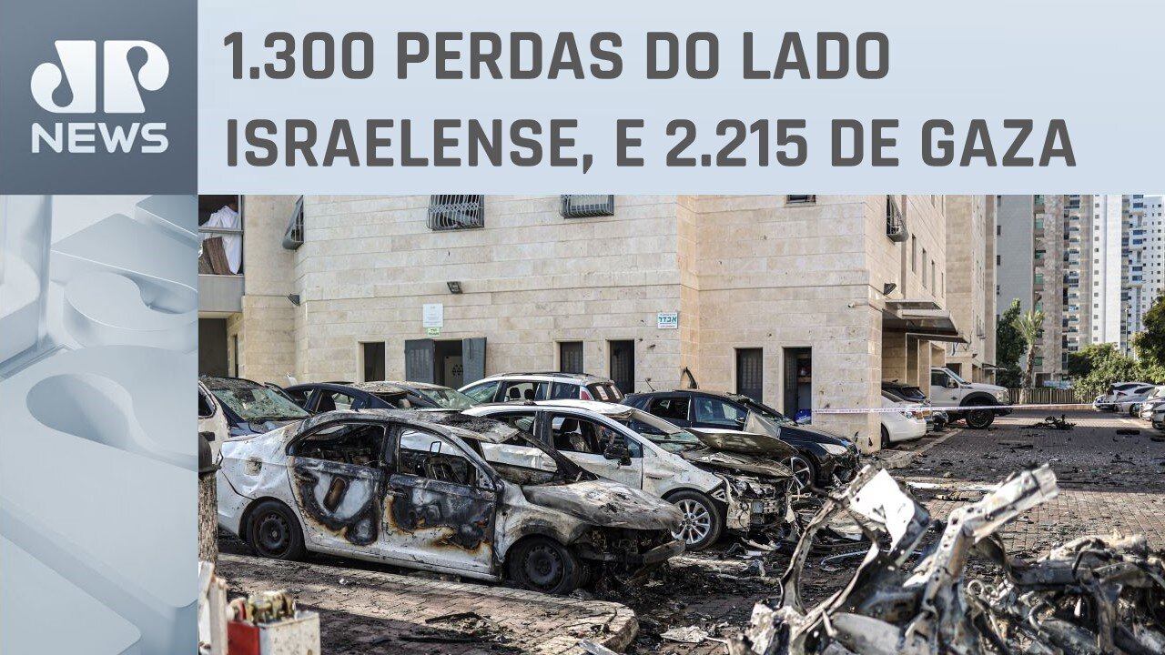 Guerra em Israel soma 3.515 mortos após uma semana de conflitos