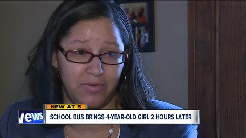 Euclid mom upset after young daughter dropped off by bus two hours late