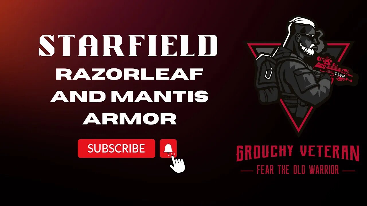 Starfield Razorleaf and Mantis Armor