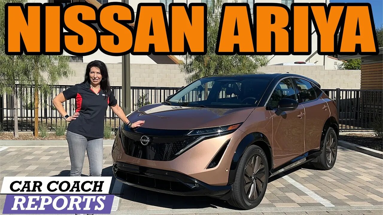 2023 Nissan Ariya All Electric Crossover - Watch First POV Test Drive