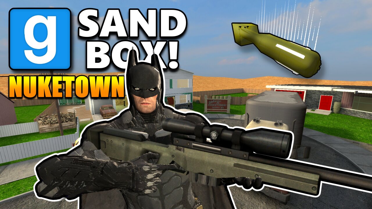 Sniper Trickshots In NUKETOWN! - Gmod Sandbox (Funny Moments)