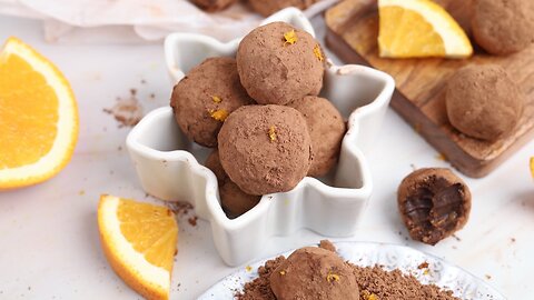 Easy Chocolate Orange Truffles (Only Five Ingredients)