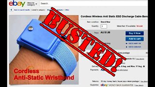 EEVblog #768 - Cordless Anti-Static Wristbands BUSTED!