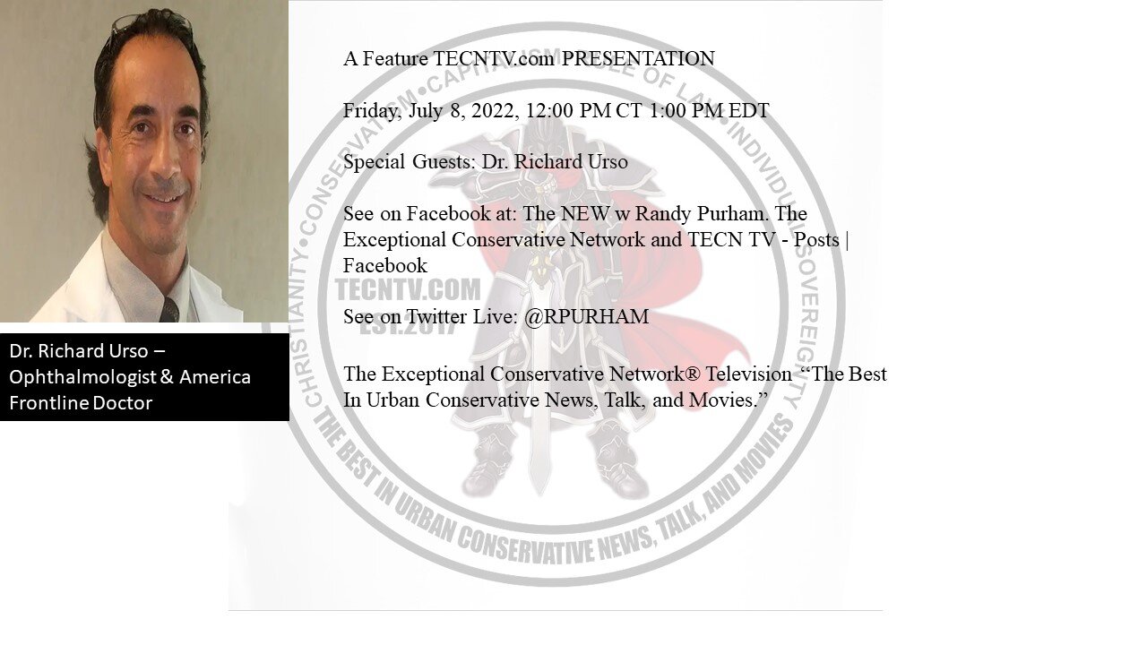 Special Guest: Dr. Richard Urso