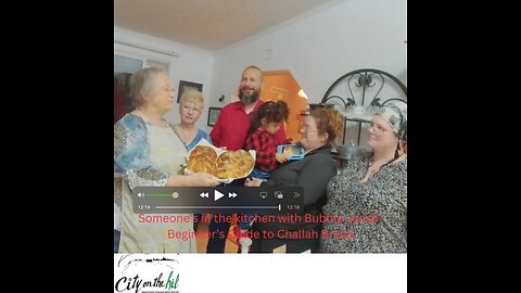 Someone is in the kitchen with Bubbie Jones Challah Bread