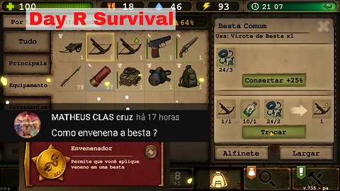 Como Envenenar A Sua Flecha/Besta No Day R Survival Premium. Série De Dicas Pra Iniciantes Tutorial
