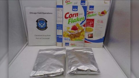 Customs inspectors find cocaine-coated corn flakes in Ohio