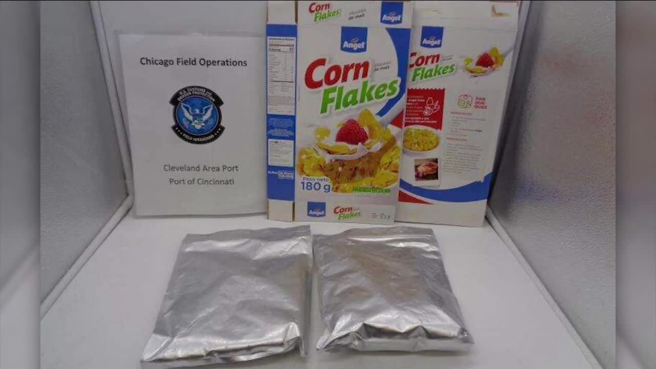 Customs inspectors find cocaine-coated corn flakes in Ohio