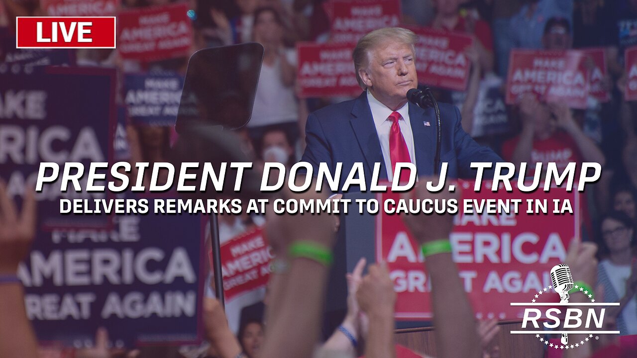 President Trump to Speak at Iowa Commit to Caucus Event in Waterloo, Iowa - 12/19/23