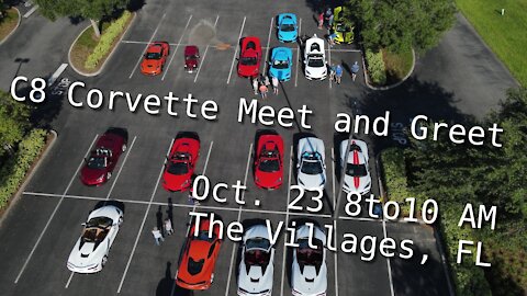 C8 Corvette Meet and Greet Oct. 23rd 8 to 10 am