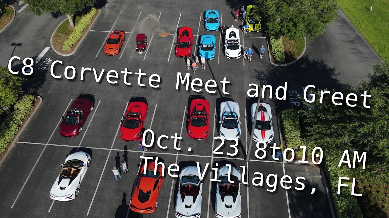 C8 Corvette Meet and Greet Oct. 23rd 8 to 10 am