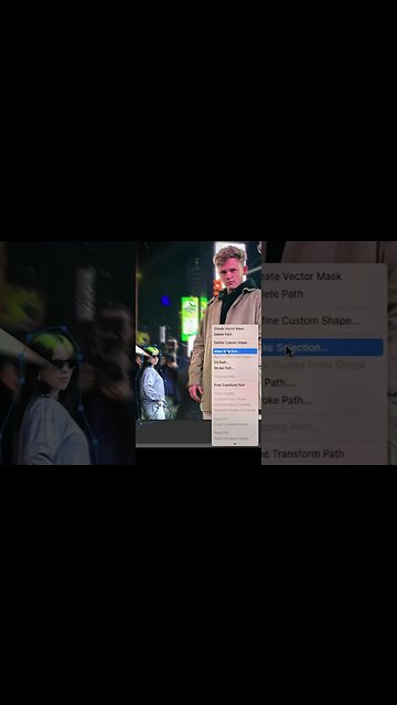 Remove any object from a photo in Photoshop. #shorts