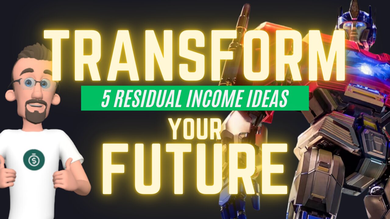5 Best Ways to Make Residual Income That Could Change Lives!
