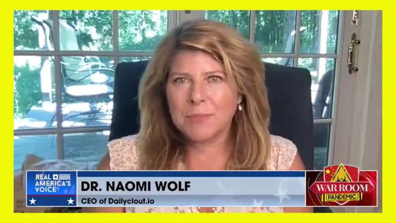 Naomi Wolf: The CDC Finally Admitted The Vaccinated And Unvaccinated Have Same Protections