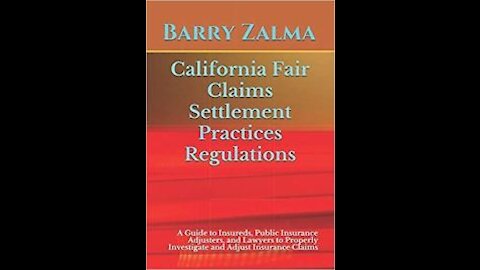 California Fair Claims Settlement Practices Regulation