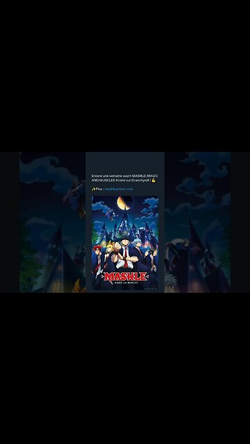 Plus qu'une semaine avant le lancement de l'anime MASHLE : MAGIC AND MUSCLES sur Crunchyroll !