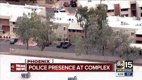 Police presence at complex in Phoenix